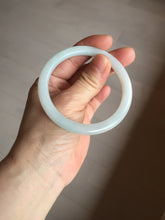 Load image into Gallery viewer, Shopify only 5385mm Certified 100% natural Type A light green white jadeite jade bangle AX135-0224 add on item
