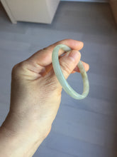 Load image into Gallery viewer, 50mm Certified Type A 100% Natural icy watery light purple white slim Jadeite Jade bangle PJ54-2048
