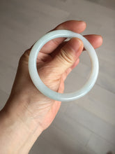 Load image into Gallery viewer, Shopify only 5385mm Certified 100% natural Type A light green white jadeite jade bangle AX135-0224 add on item
