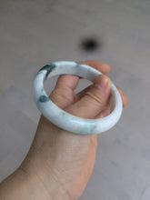 Load image into Gallery viewer, 59.5mm Certified 100% natural type A green white/light purple jadeite jade bangle AT86-9566
