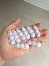 Load image into Gallery viewer, Type A 100% Natural white/green/purple Four Seasons Fortune Beans jadeite jade pendant group BK101
