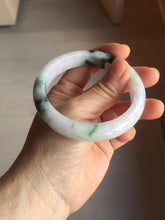 Load image into Gallery viewer, 56mm certified 100% natural type A sunny green/dark green/purple/white jadeite jade bangle PF19-3425
