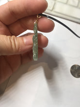 Load image into Gallery viewer, Type A 100% Natural Icy Watery Light Green gray (淡油冰)Jadeite Jade Greatest of All Time Goat Pendant PC230
