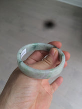 Load image into Gallery viewer, 51.7mm Certified type A 100% Natural sunny green/purple square Jadeite Jade  bangle AZ56-7274
