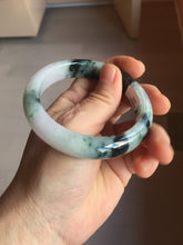 Load image into Gallery viewer, 56.2mm certified 100% natural type A dark green/purple/white jadeite jade bangle PF18-3423
