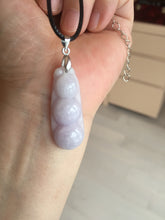 Load image into Gallery viewer, Type A 100% Natural white/green/purple Four Seasons Fortune Beans jadeite jade pendant group BK101
