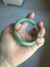 Load image into Gallery viewer, 53.6mm Certified Type A 100% Natural black/dark green/gray Jadeite bangle PJ51-2855
