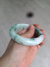 Load image into Gallery viewer, 57.5mm Certified 100% natural Type A sunny green/purple jadeite jade bangle AY50-4124
