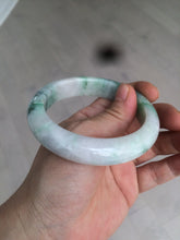 Load image into Gallery viewer, 57.5mm Certified 100% natural Type A sunny green/purple jadeite jade bangle AY50-4124
