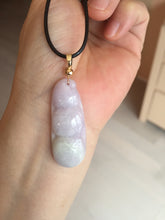 Load image into Gallery viewer, Type A 100% Natural white/green/purple Four Seasons Fortune Beans jadeite jade pendant group BK101
