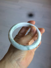 Load image into Gallery viewer, 59.7mm Certified 100% natural type A green white/light purple jadeite jade bangle AT84-9537
