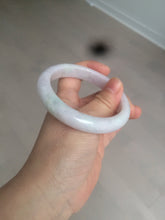 Load image into Gallery viewer, 57.5mm Certified Type A 100% Natural sunny green white purple jadeite Jade bangle BK79-0368
