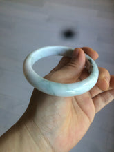 Load image into Gallery viewer, 59.7mm Certified 100% natural type A green white/light purple jadeite jade bangle AT84-9537
