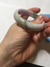Load image into Gallery viewer, 52mm certified natural 100% natural Type A dark green sunny green brown purple oval jadeite jade bangle PB235-1093
