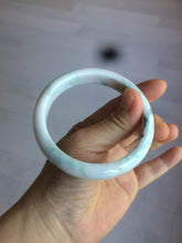 Load image into Gallery viewer, 59.7mm Certified 100% natural type A green white/light purple jadeite jade bangle AT84-9537
