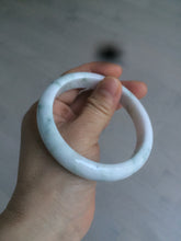 Load image into Gallery viewer, 59.7mm Certified 100% natural type A green white/light purple jadeite jade bangle AT84-9537
