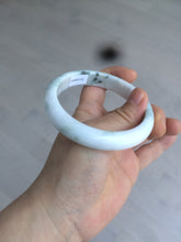 Load image into Gallery viewer, 59.7mm Certified 100% natural type A green white/light purple jadeite jade bangle AT84-9537

