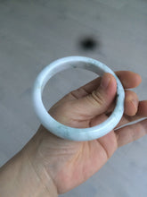Load image into Gallery viewer, 59.7mm Certified 100% natural type A green white/light purple jadeite jade bangle AT84-9537
