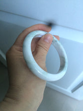 Load image into Gallery viewer, 59.7mm Certified 100% natural type A green white/light purple jadeite jade bangle AT84-9537
