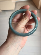 Load image into Gallery viewer, 61mm Certified Type A 100% Natural dark green/blue/gray/black Guatemala Jadeite bangle AZ144-6426
