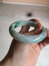 Load image into Gallery viewer, 56.4mm certificated Type A 100% Natural sunny green/white/purple Jadeite Jade bangle AY48-4133
