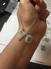 Load image into Gallery viewer, 100% natural type A green purple white jadeite jade Initial letter group PB41 E, F, H, K, P, L, O, Q, U, V, Y, Z
