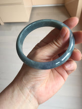 Load image into Gallery viewer, 62.2mm Certified Type A 100% Natural dark green/purple/blue/gray/black Guatemala Jadeite bangle AZ143-6427
