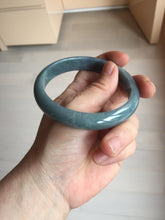 Load image into Gallery viewer, 62.2mm Certified Type A 100% Natural dark green/purple/blue/gray/black Guatemala Jadeite bangle AZ143-6427
