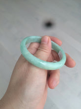 Load image into Gallery viewer, 49mm Certified Type A 100% Natural sunny apple green/red oval Jadeite Jade bangle BG62-0165
