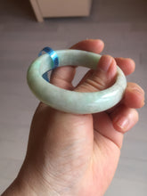 Load image into Gallery viewer, 51.8mm Certified type A 100% Natural sunny green Jadeite Jade bangle E45-0216
