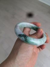 Load image into Gallery viewer, 56.4mm certificated Type A 100% Natural sunny green/white/purple Jadeite Jade bangle AY48-4133
