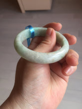 Load image into Gallery viewer, 51.8mm Certified type A 100% Natural sunny green Jadeite Jade bangle E45-0216
