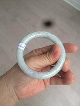 Load image into Gallery viewer, 51.5mm 100% natural Type A green/purple/yellow(FU LU SHOU) chubby jadeite jade bangle BK73-5807
