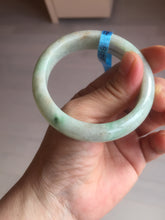 Load image into Gallery viewer, 51.8mm Certified type A 100% Natural sunny green Jadeite Jade bangle E45-0216
