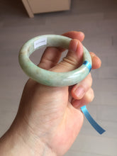 Load image into Gallery viewer, 51.8mm Certified type A 100% Natural sunny green Jadeite Jade bangle E45-0216
