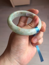 Load image into Gallery viewer, 51.8mm Certified type A 100% Natural sunny green Jadeite Jade bangle E45-0216
