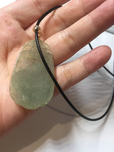 Load image into Gallery viewer, Type A 100% Natural  Light Green gray (淡油冰)Jadeite Jade Fortune/Wealth Success Mouse Pendant PC235

