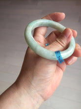 Load image into Gallery viewer, 54.6mm certified 100% natural Type A sunny green jadeite jade bangle E47-0222
