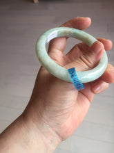 Load image into Gallery viewer, 54.6mm certified 100% natural Type A sunny green jadeite jade bangle E47-0222
