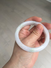 Load image into Gallery viewer, 56.3mm certified 100% natural type A icy watery green/purple jadeite jade bangle AR114-3556

