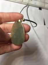 Load image into Gallery viewer, Type A 100% Natural  Light Green gray (淡油冰)Jadeite Jade Loyalty Protection Fortune Dog Pendant  PC236
