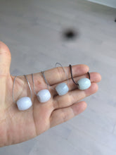 Load image into Gallery viewer, 12-14mm Type A 100% Natural white/light green/purple Jadeite Jade LuluTong (Every road is smooth) pendant S68
