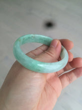 Load image into Gallery viewer, 50.5mm Certified Type A 100% Natural sunny apple green/red oval Jadeite Jade bangle BG61-0174
