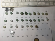 Load image into Gallery viewer, 9.5-13.5mm Type A 100% Natural light green yellow brown Jadeite Safety Guardian Button abacus bead donuts pendant PF40 Add on item
