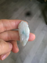 Load image into Gallery viewer, Type A 100% Natural green/yellow/purple Jadeite Jade leaf pendant group m100
