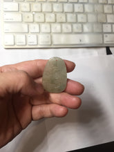 Load image into Gallery viewer, Type A 100% Natural Light Green-Gray (淡油冰) Jadeite Jade Ox Pendant | Strength, Prosperity &amp; Steady Success Charm PC238

