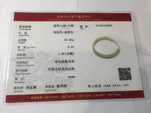 Load image into Gallery viewer, 52.4 mm Certified Type A 100% Natural yellow light green white Jadeite Jade bangle PH166-3808
