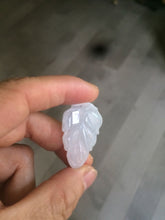 Load image into Gallery viewer, Type A 100% Natural green/yellow/purple Jadeite Jade leaf pendant group m100
