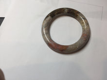 Load image into Gallery viewer, 54.4mm 100% natural pink/black/brown/yellow/black chubby round cut rose stone (Rhodonite) bangle SY131

