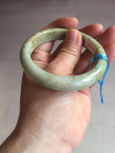 Load image into Gallery viewer, 56.5mm certified 100% natural Type A sunny green/brown jadeite jade bangle E41-2735
